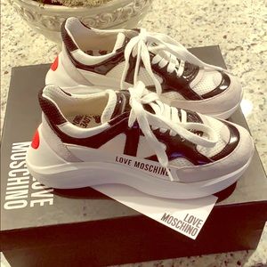 Moschino Love Shoes! Cute, fashionable sneakers 💞